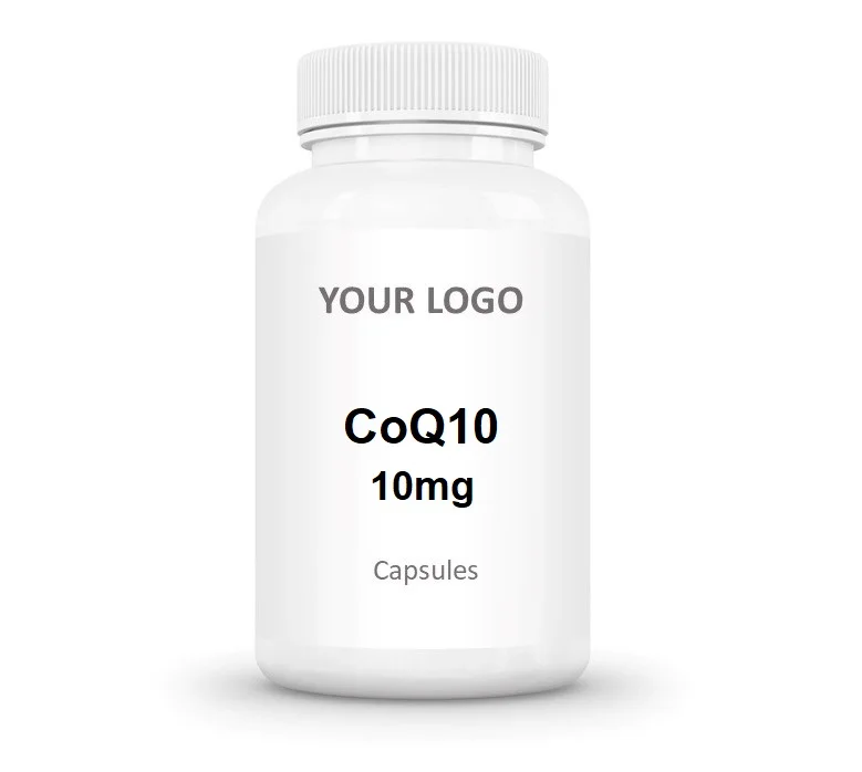 gMPc CoQ10 10mg Softgel Capsule Made in USA Bottle Bulk Private Label Coenzyme Q10 Dietary Supplements