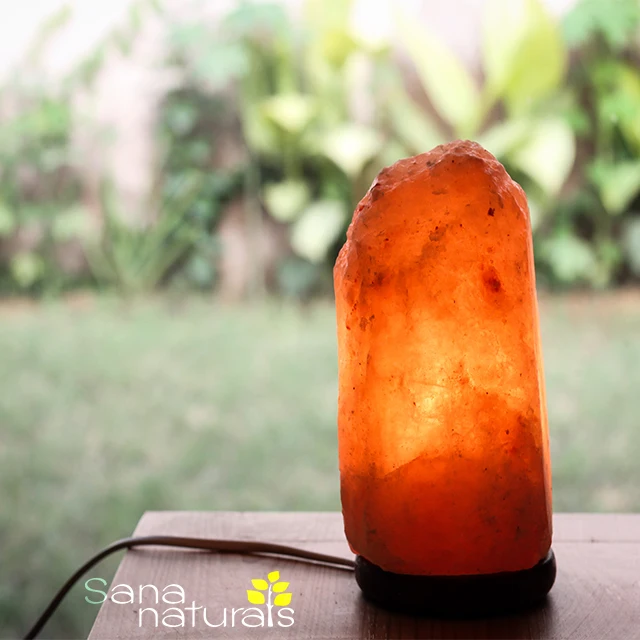 100% натуральная Гималайская скала ручная резная солевая лампа/Успокаивающая и антистрессовая лампа светящаяся янтарным свечением ГИМАЛАЙСКАЯ СОЛЬ