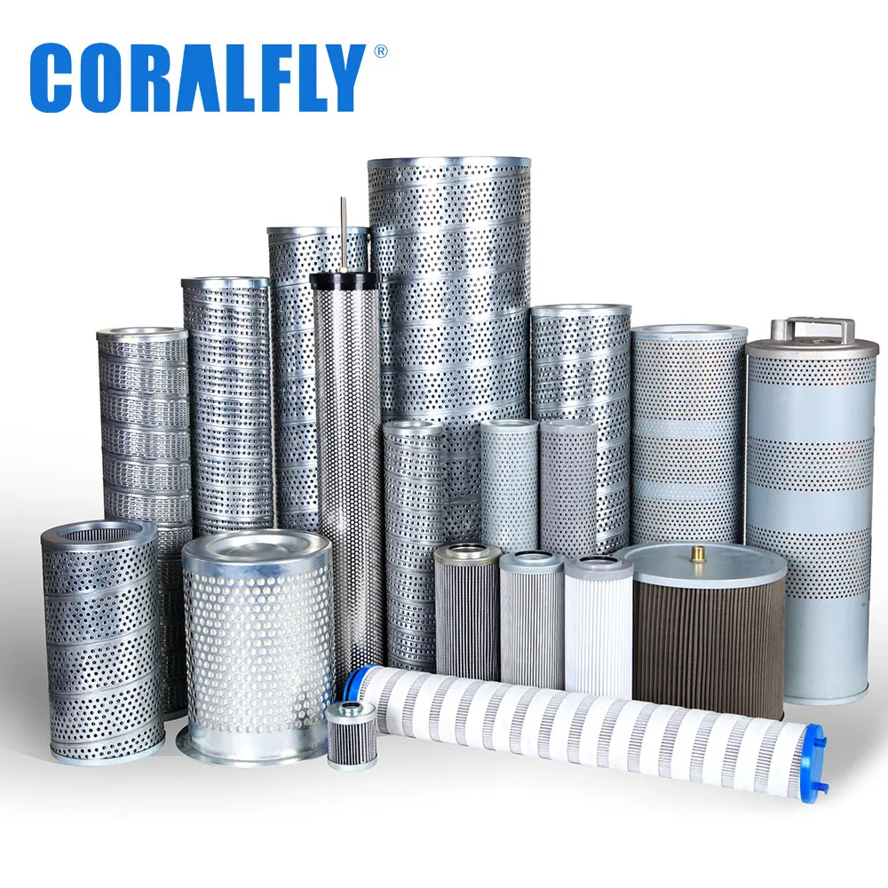 CORALFLY OEM/ODM низкая цена Тяжелый грузовик Гидравлический масляный фильтр элемент 10190588 20984016 294073005 EF108 EF109 G04260 G04268