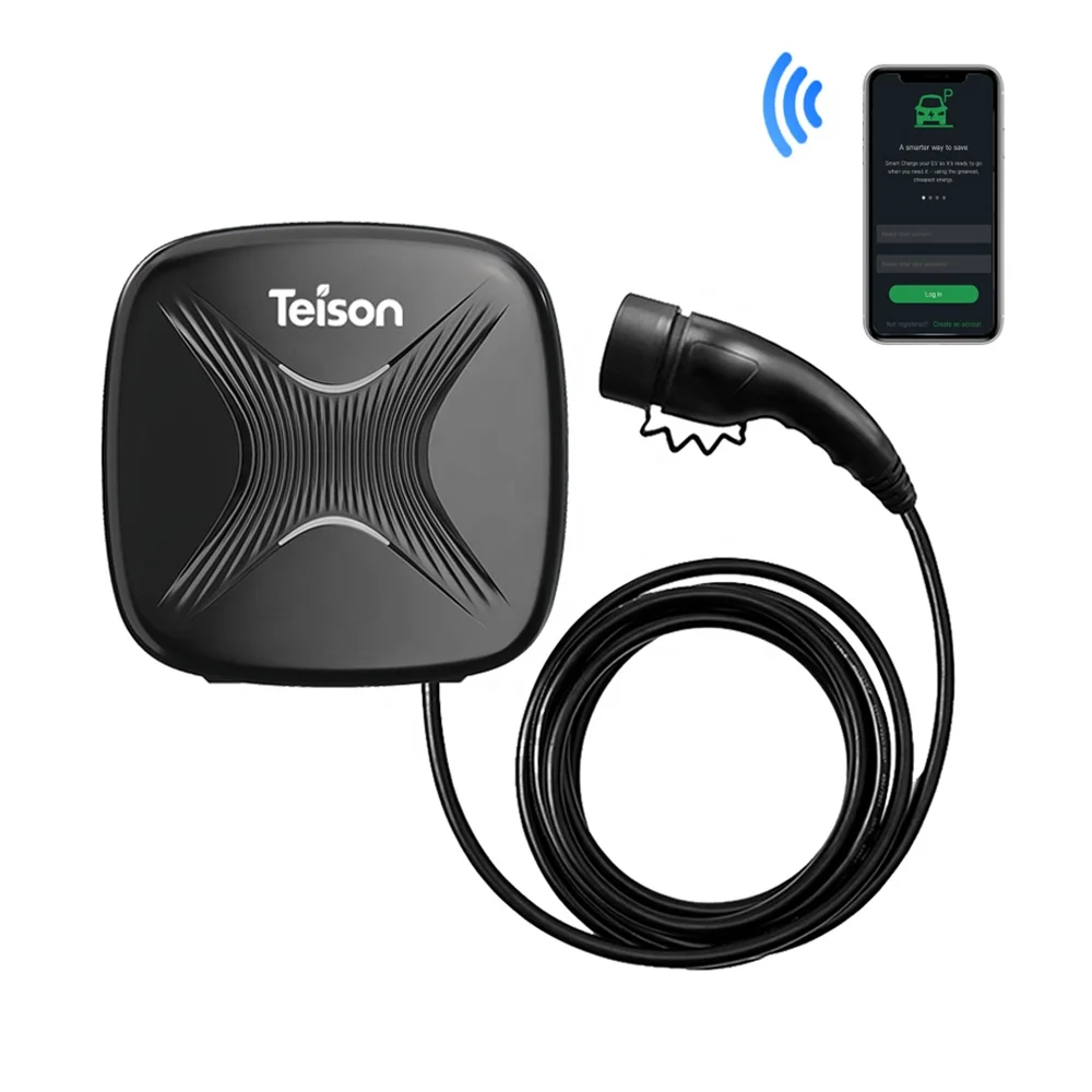 Teison 22 кВт электрическая Автомобильная зарядная станция level2 ev home wallbox с умным мобильным