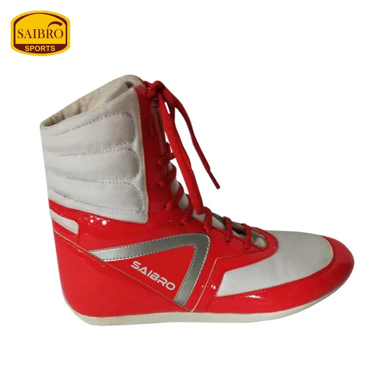 Men Boxing Shoes cowhide leather Premium Quality Boxing Shoes