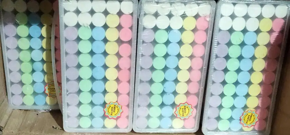 50/55 шт квадратное ведро пакет высокое качество дешевой цене больших баночек для подарка промотирования тротуаре уличный квадратный юбка-карандаш мел