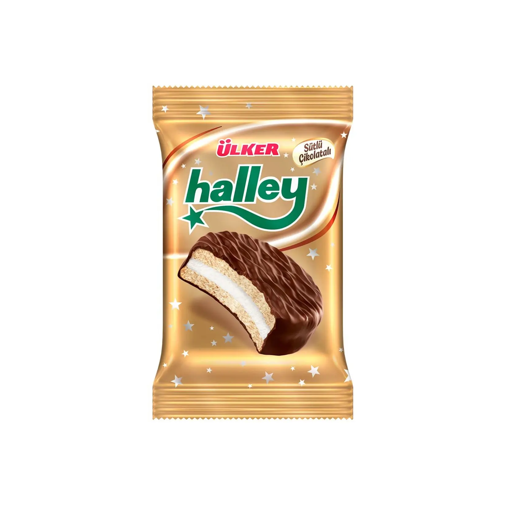 
HOTSELLER ULKER HALLEY CHOCOLATE BISCUIT WITH MARSMALLOW 