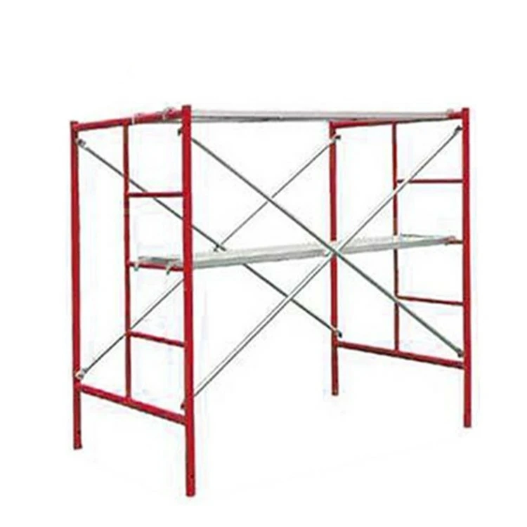 Galvanized Scaffoldings Ladder Frame Heavy Duty Mobile Galvanized Ladders Scaffolding Frame for Sales