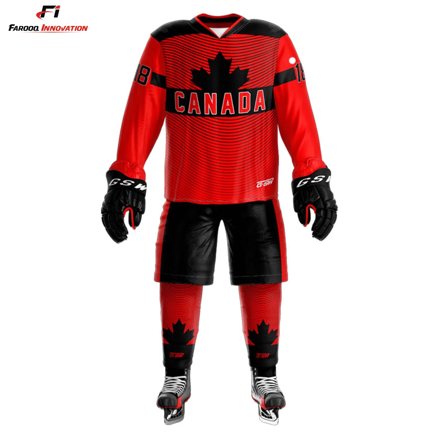 Униформа для хоккея с шайбой двусторонняя вышивкой на заказ мужская униформа принтом премиального качества