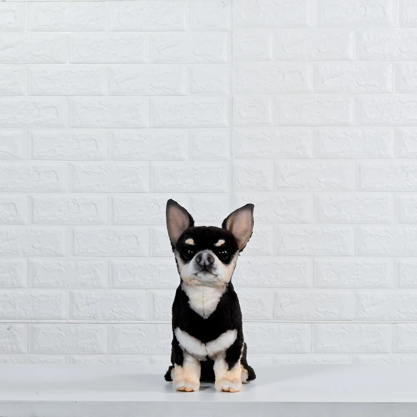 High Quality Manchester Terrier x Chihuahua Cross Breed Stuffed Animal Pet Clone