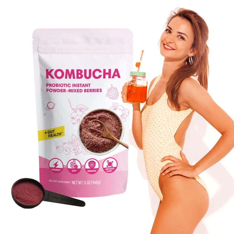 Instant Kombucha herbal extract detox tea power supplement for men women unisex kombucha scoby drink