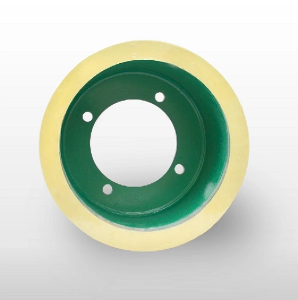 Wholesale Paddy Rice Husking Machine Parts 10 Inch Cast Iron Drum Rubber Roller at Competitive Price