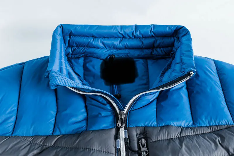 New stylish mens blank warm think puffer bubble jacket casual short shiny windbreaker with hooded plus size winter down coat man