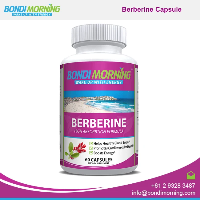 
High Purity Made Berberine HCL Capsule Supplement Bulk Price 