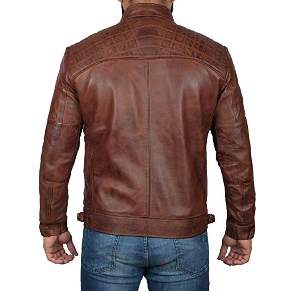 Real Sheep Leather Jackets for Men