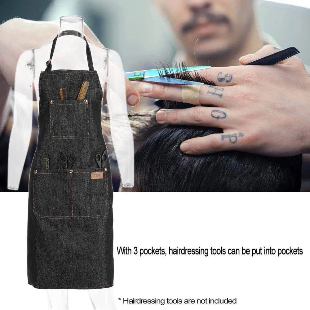 Salon Barber Apron for Men Women Barber Cloth Hairdressing Apron Hair Cutting Apron for Adults Salon Styling Tool