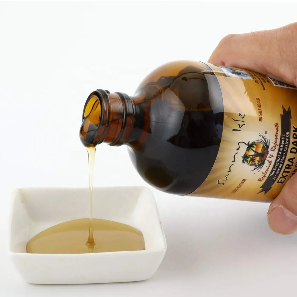 
Private label 100% Pure Organic Castor Oil Jamaican Cold Pressed For Hair Eyelashes Eyebrows Growth 