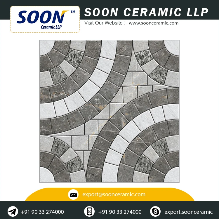 High Quality 300x300 Digital Parking Porcelain Floor Tiles from Indian Exporter