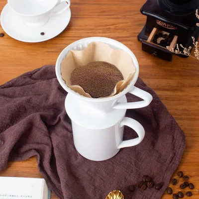 Ceramic coffee dripper set coffee brewer filter with coffee mug