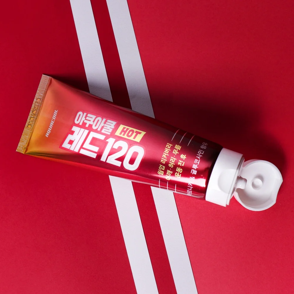 AQUACOOL RED 120 Pain relief gel cream for for Arthritis Back Pain Sore Muscles Joints Sports massage care cream