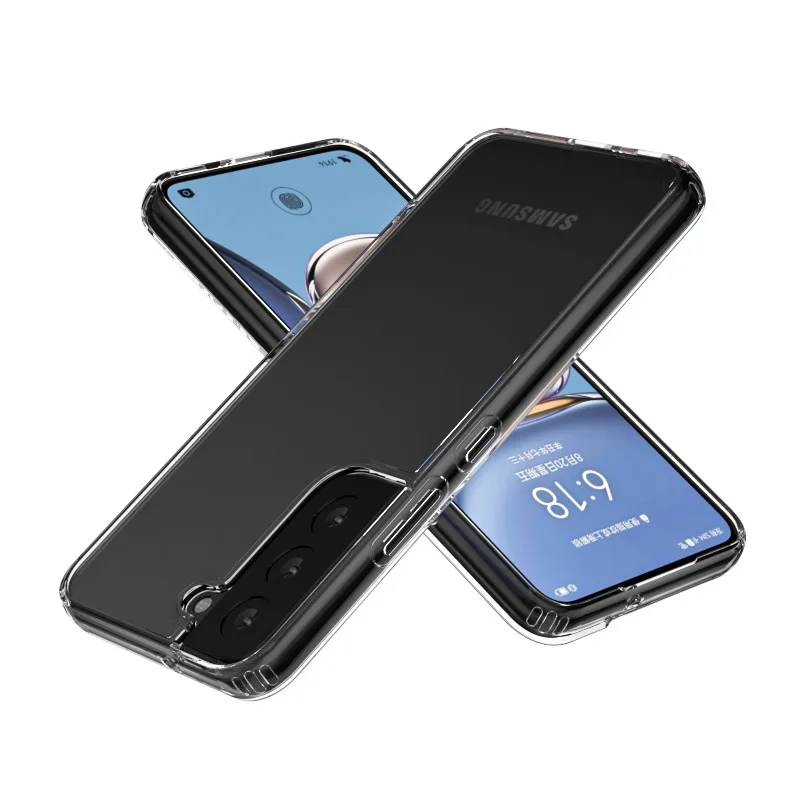 Хит продаж кристально прозрачный акриловый жесткий чехол для телефона Samsung Galaxy S22 Plus