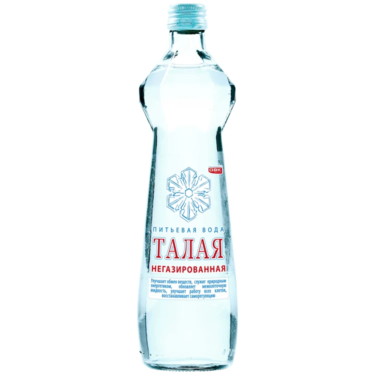 Melt purified non-carbonated water with a saturated composition, high pH for adults and children, water bottle