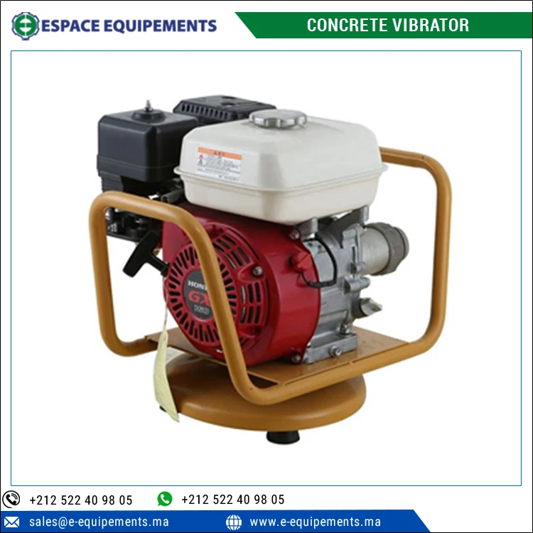 Leading Exporter of Excellent Performance Semi-Dry Concrete Type 3600 rpm Speed Gasoline Concrete Vibrator at Best Price