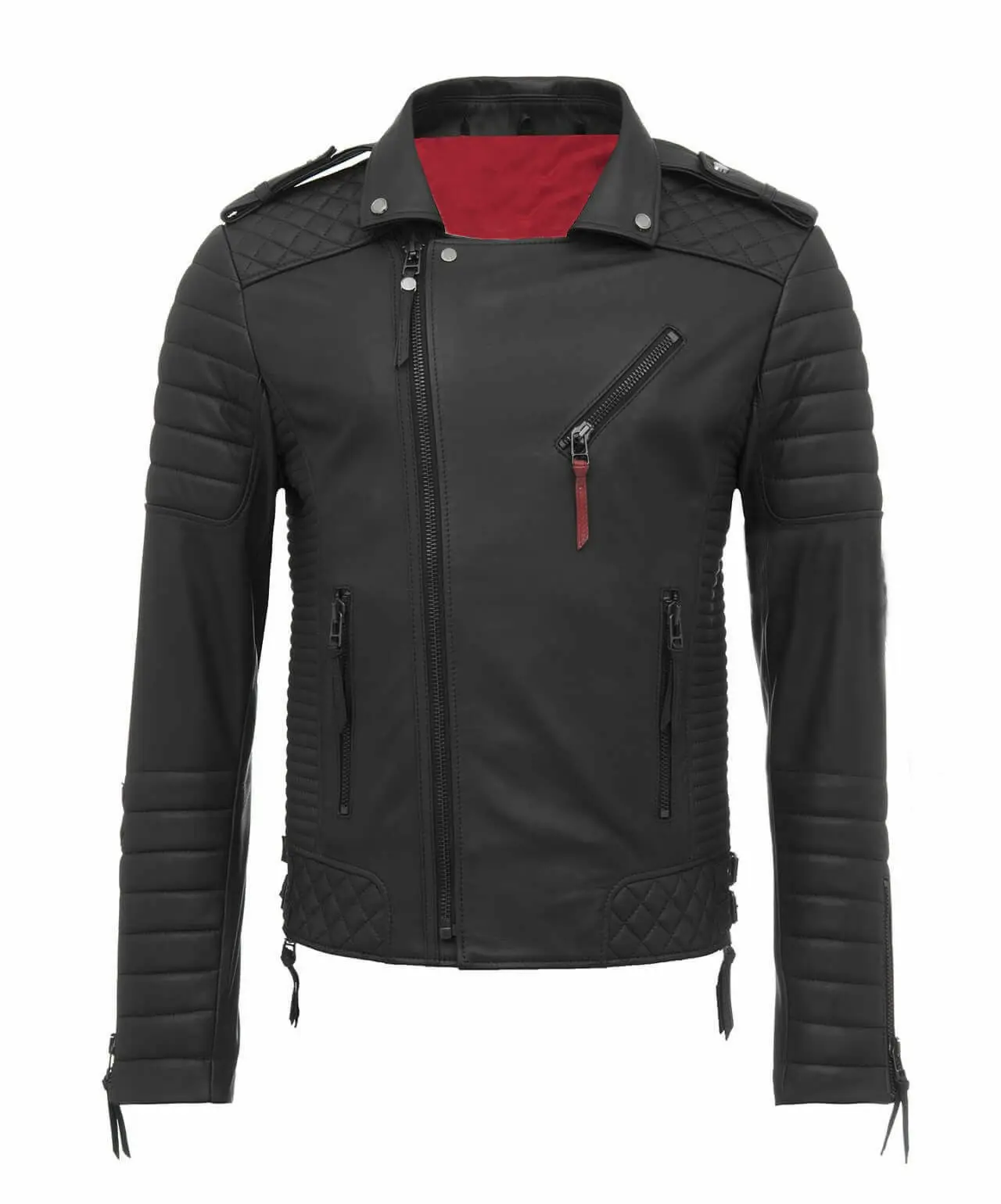 
Мужская мотоциклетная куртка из натуральной овечьей кожи, облегающее байкерское стильное пальто, Новинка 