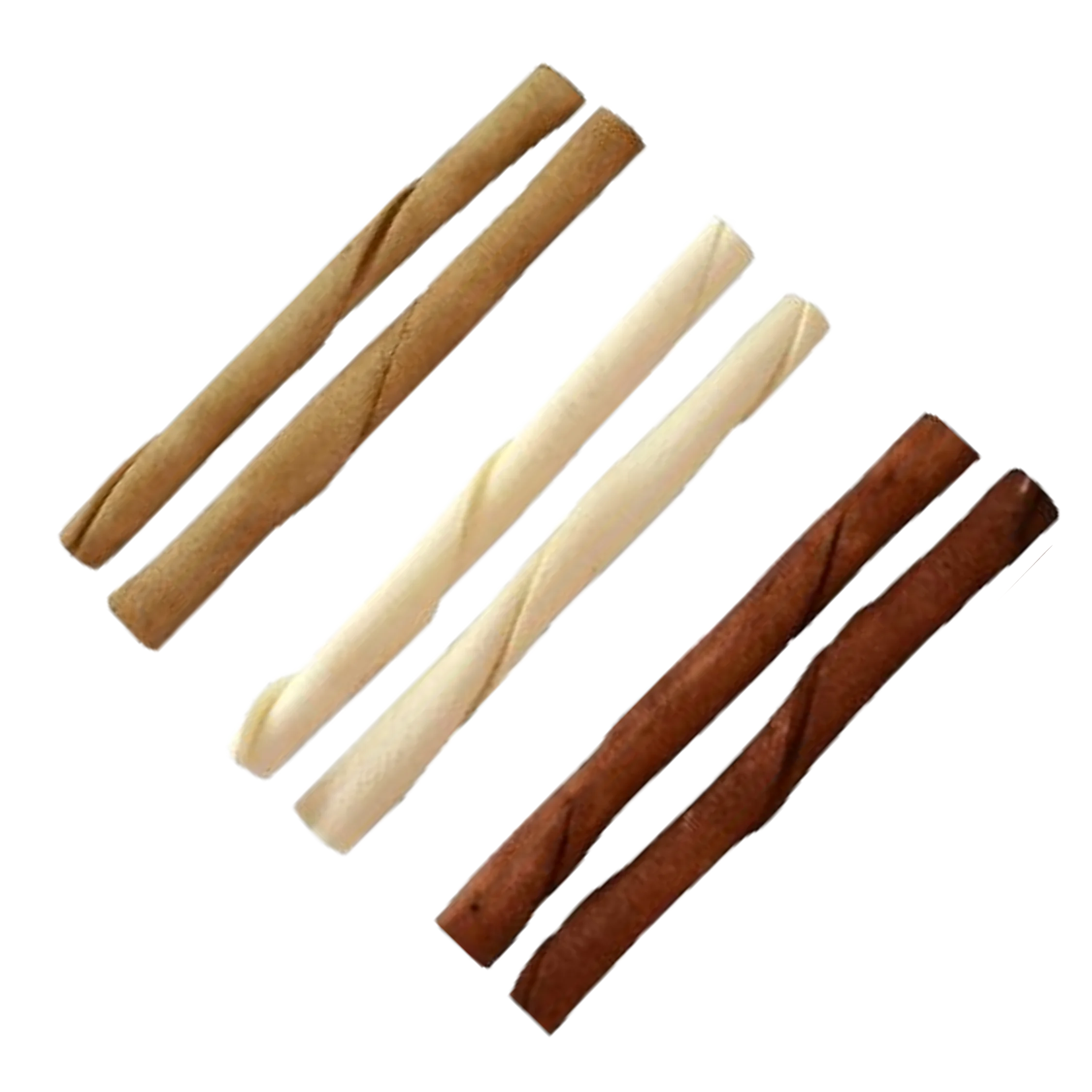 High Quality Twist Rawhide Chewy Dogs Treat All-Natural Pet Flavored Bone Toy Digestable Delightful Beef Chicken