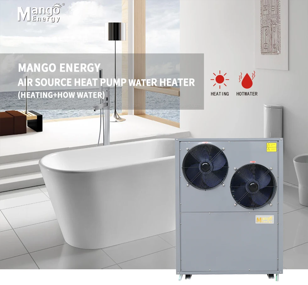 
9kw-110kw High cop low noise EVI air to water heat pump for heating and cooling 