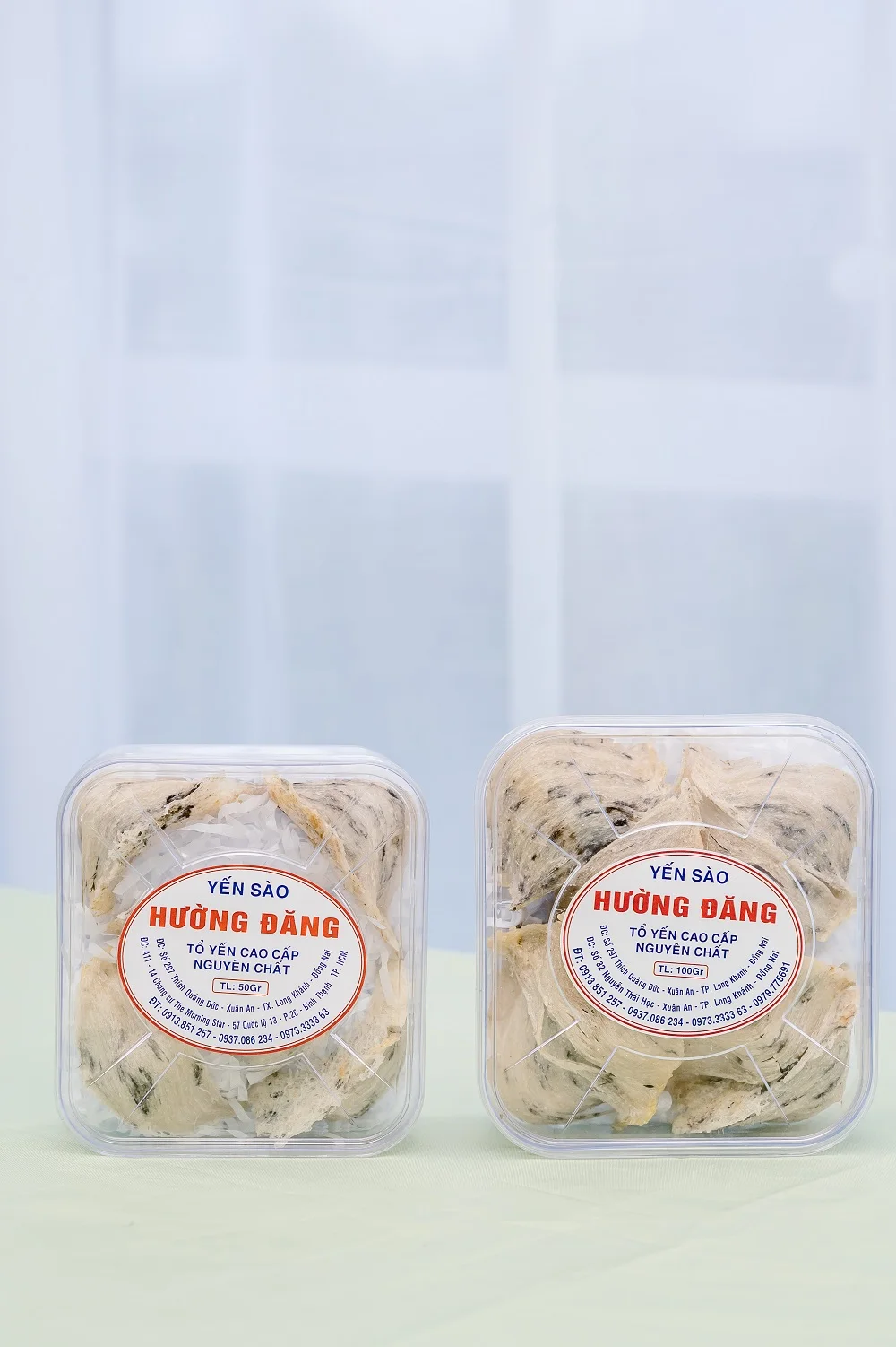 Высококачественные безвкусные Сырые Натуральные салангановые гнезда поставляются в пластиковой коробке по 50 г