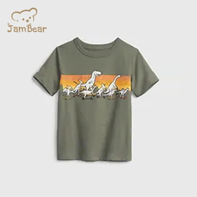
JamBear Organic Baby Cotton T Shirts Summer Natural Baby T-shirt Buy Kids Print T-shirt Wholesale Children Clothing 