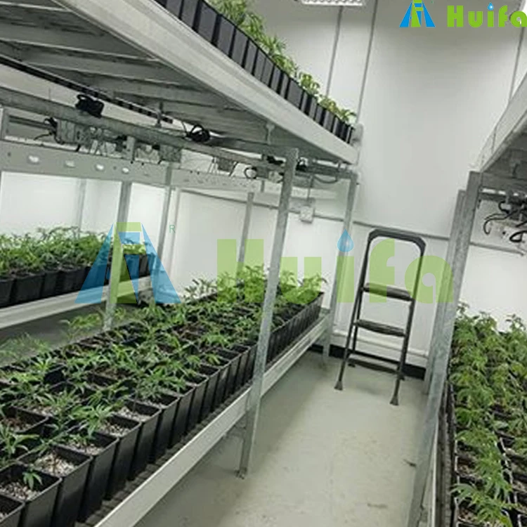 Vertical Ebb And Flow Table Agricultural Movable Seed Tray for greenhouse grow benches racks