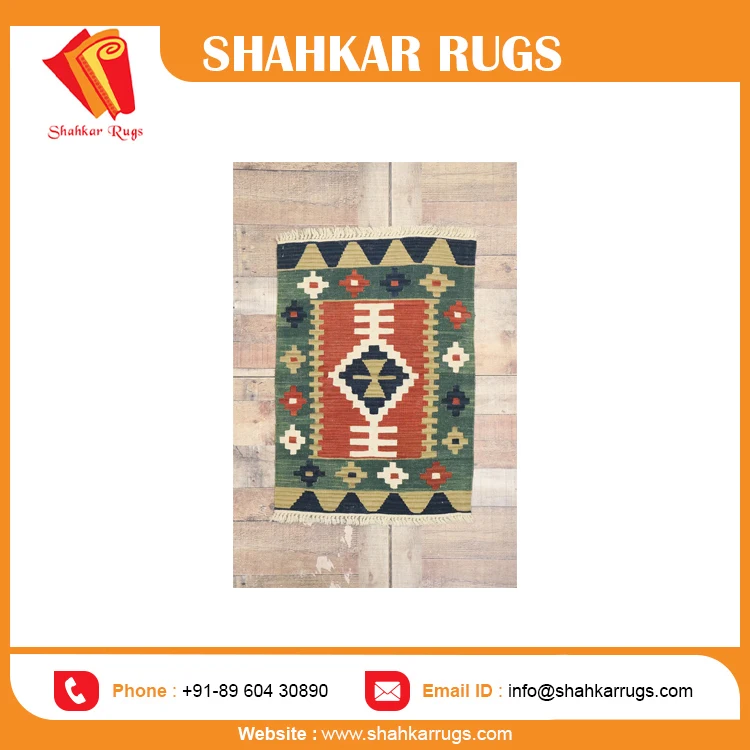 Commercial Customized Wool Kilim Rug Sets Plush Runner Rugs for Hotel Guestrooms & Kitchen Bulk Price Custom Logo Design