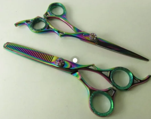 
Многоцветные Профессиональные Парикмахерские ножницы для стрижки волос Rainbow 