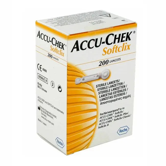 
Accu chek softclix lancets 200 lancets 