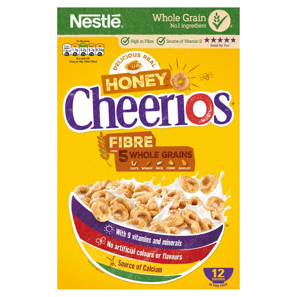Cheerios of Cereals with Whole Grain Oats Gluten Free