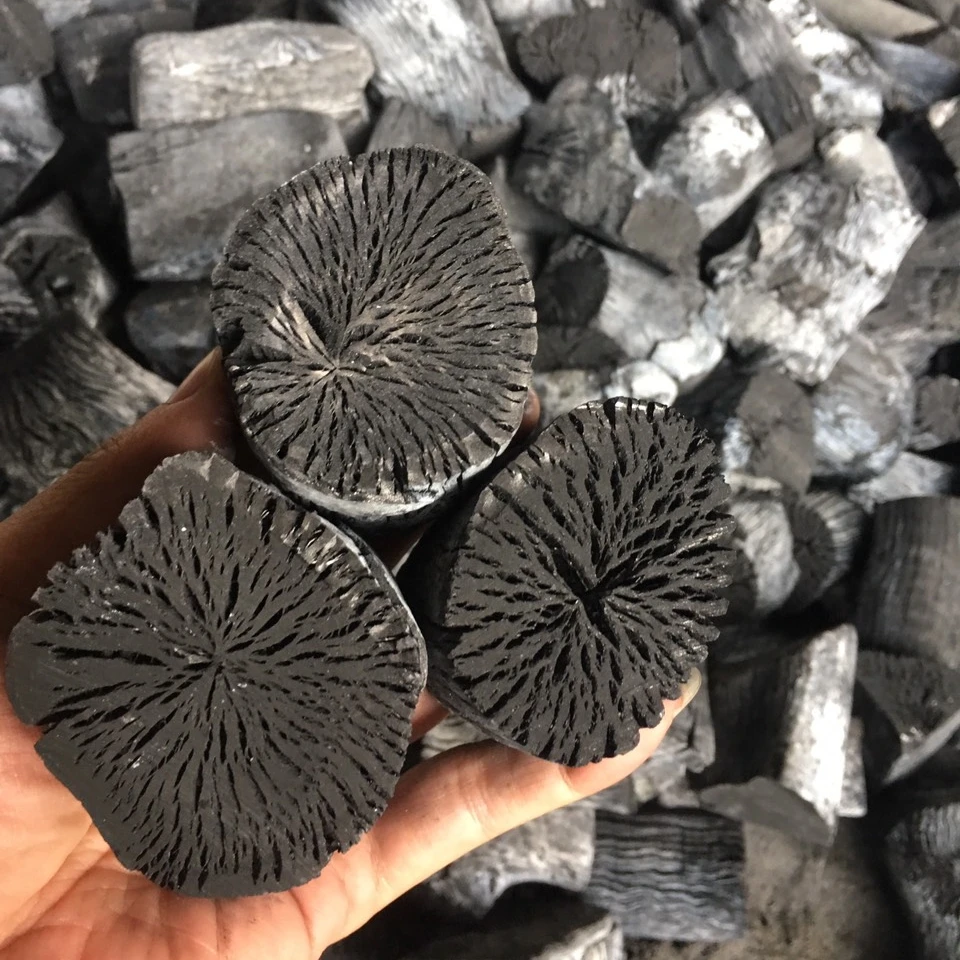White charcoal from lychee high quality long time burning to Korea, Japan market