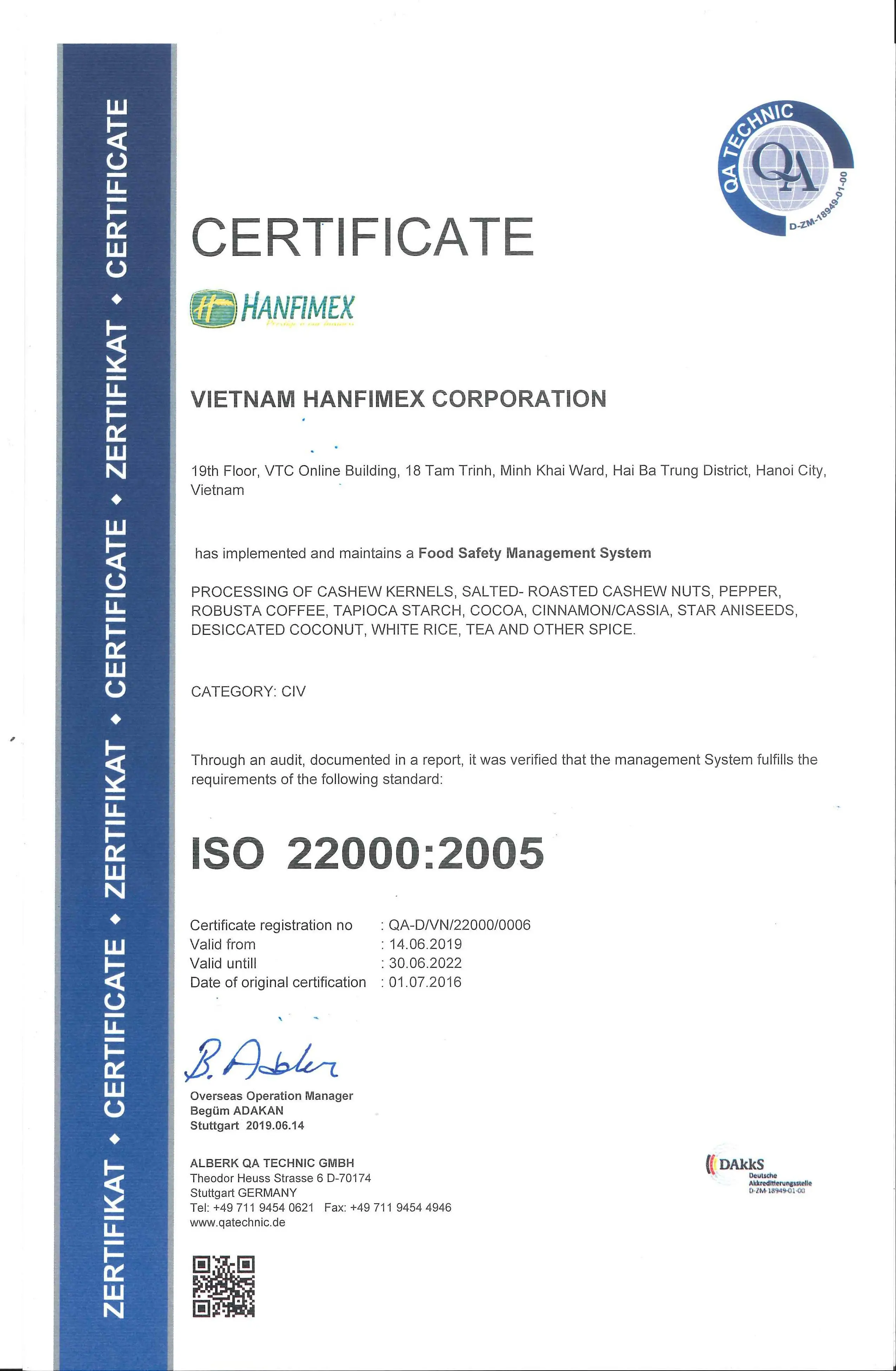 Высококачественные сушеные орехи кешью вьетнамские органические W320