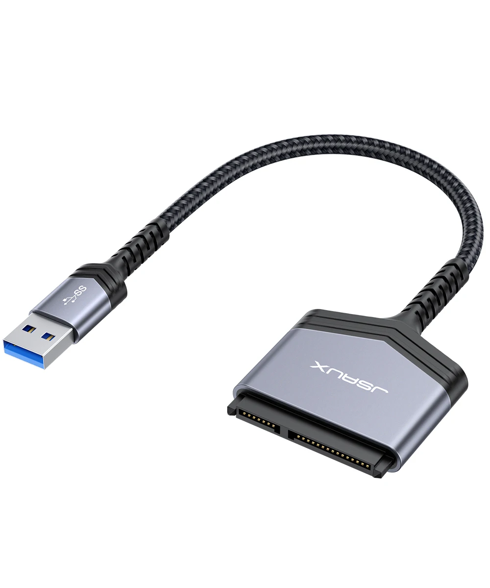 JSAUX USB 3.0 to Sata Adapter USB to Sata Cable for 2.5-inch Hard Drive Data Cable PC