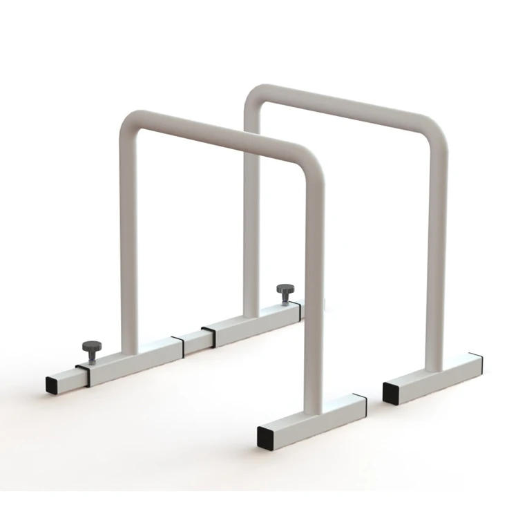 Durable floor standing push up bars 70 cm height, pushup bar