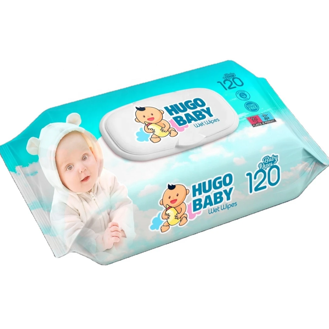 HUGO BABY WIPES 120 PCS