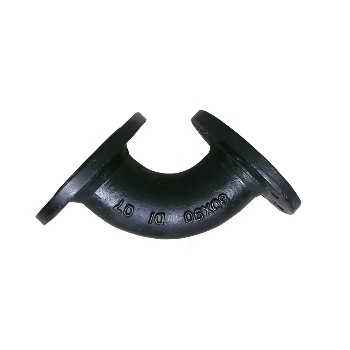 EN 545 DI flanged FBE ductile cast iron pipe fitting price