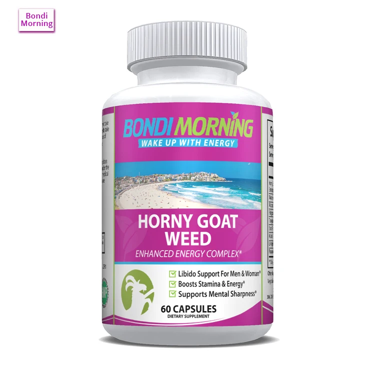 Top Nutritional Supplement Performance Booster Natural Unisex Horny Goat Weed Capsules