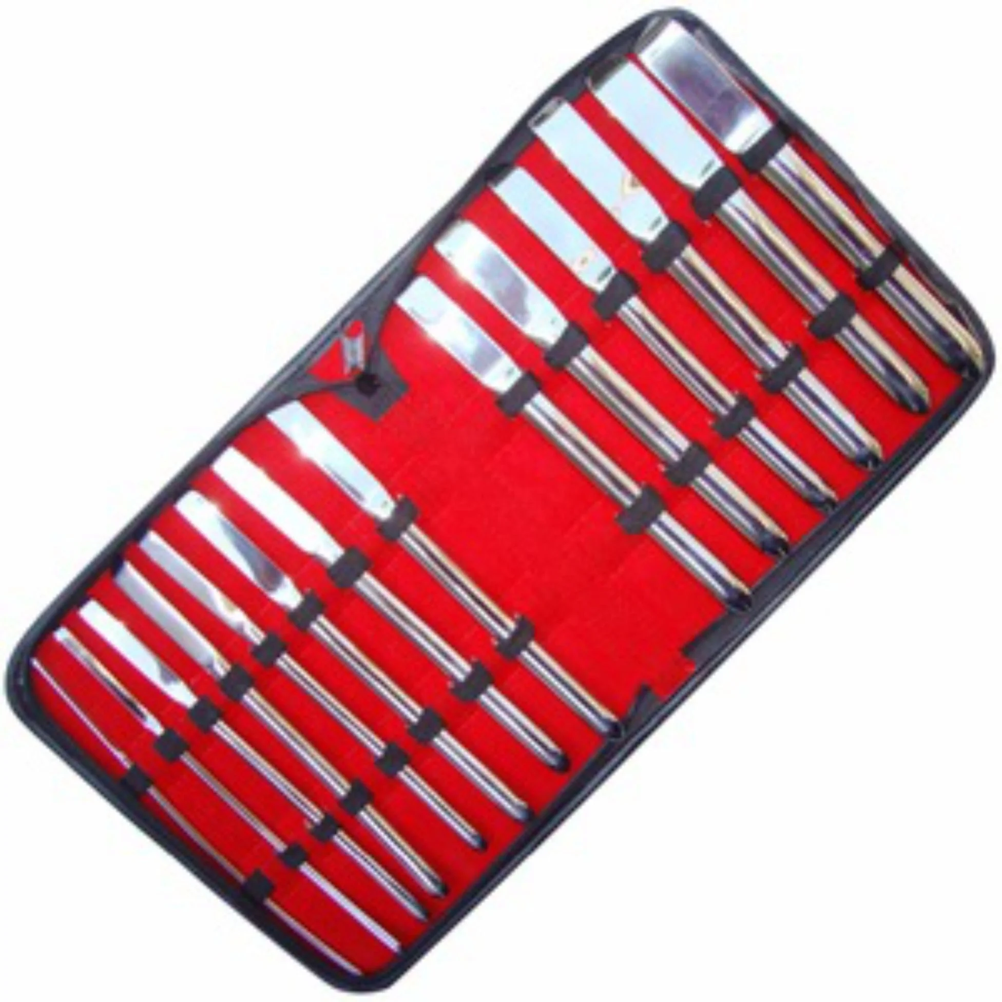 
Hegar Uterine Dilator Sounds set of 14 pieces single ended Surgical Instruments MGI-GYN-03 