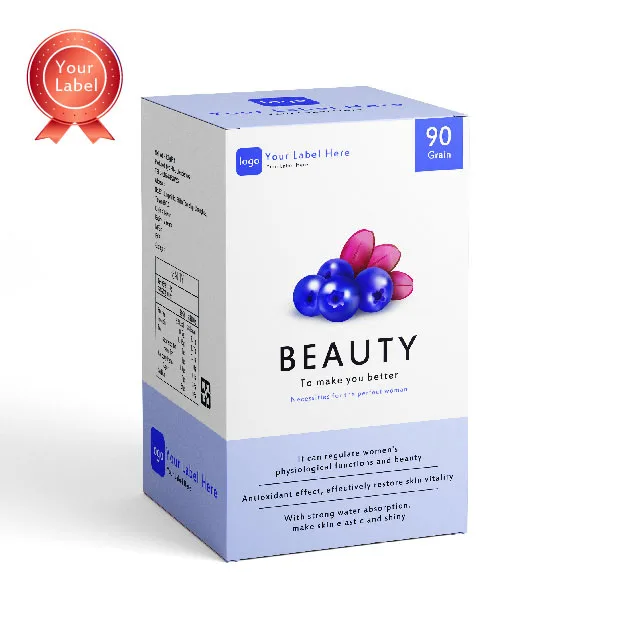 Blueberry Extract with Collagen Capsule customized label improve skin glutathione collagen Hyaluronic acid