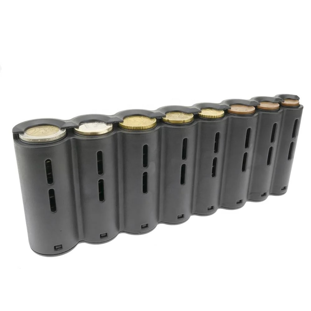 Euro coins dispenser,sorter,dispenser,classifier with sping inside,Made of sturdy plastic