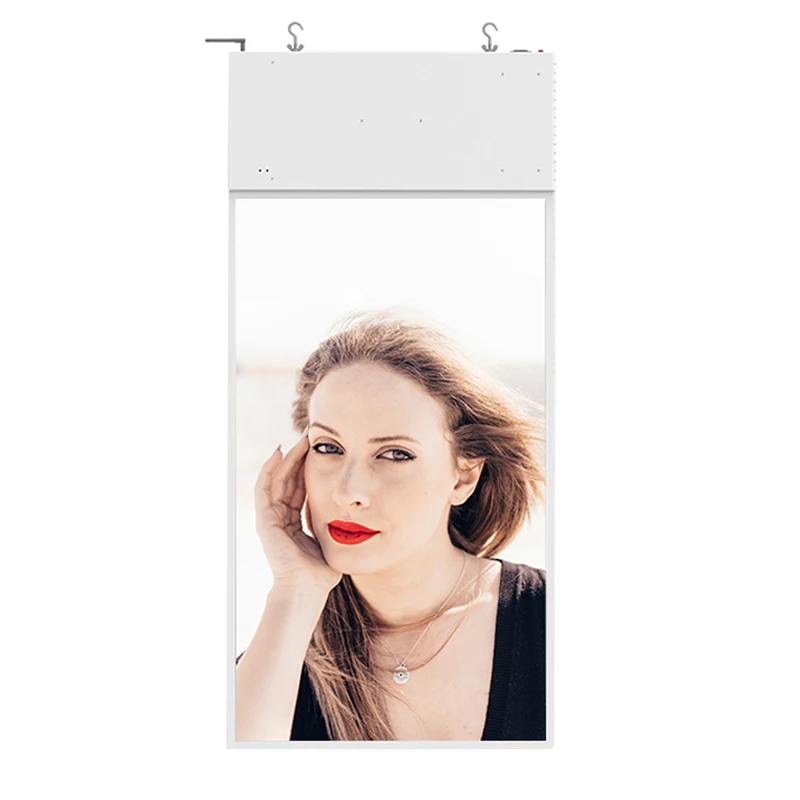 55 inch window lcd advertising screen players indoor commercial display for real estate shop retail digital signage player