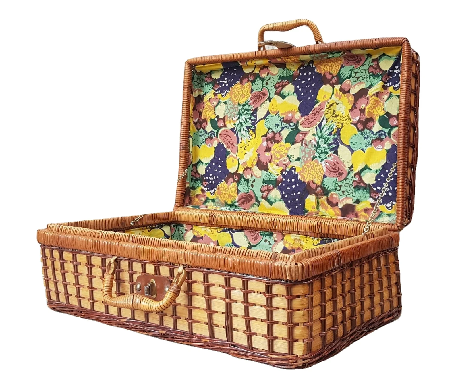 Best Selling Cheap Handmade Natural Rattan Wicker Picnic Basket made in vietnam