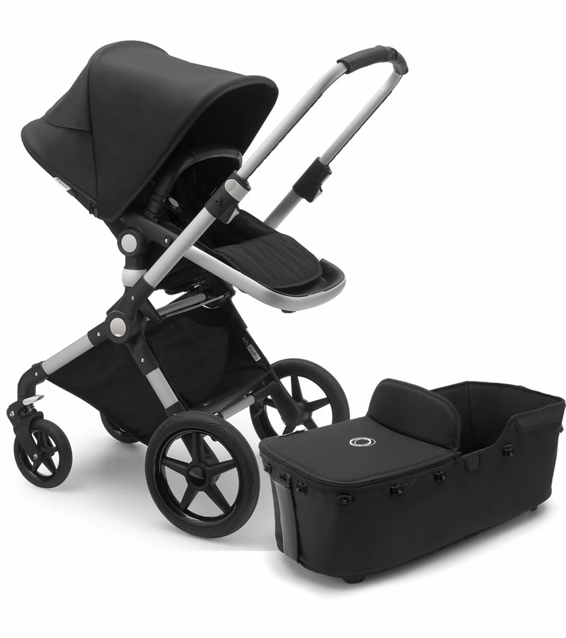 2020 Baby Discounts - Stokkes Xplorys 6 Black Chassis Stroller with Black Handle - Black Melange - With Warranty