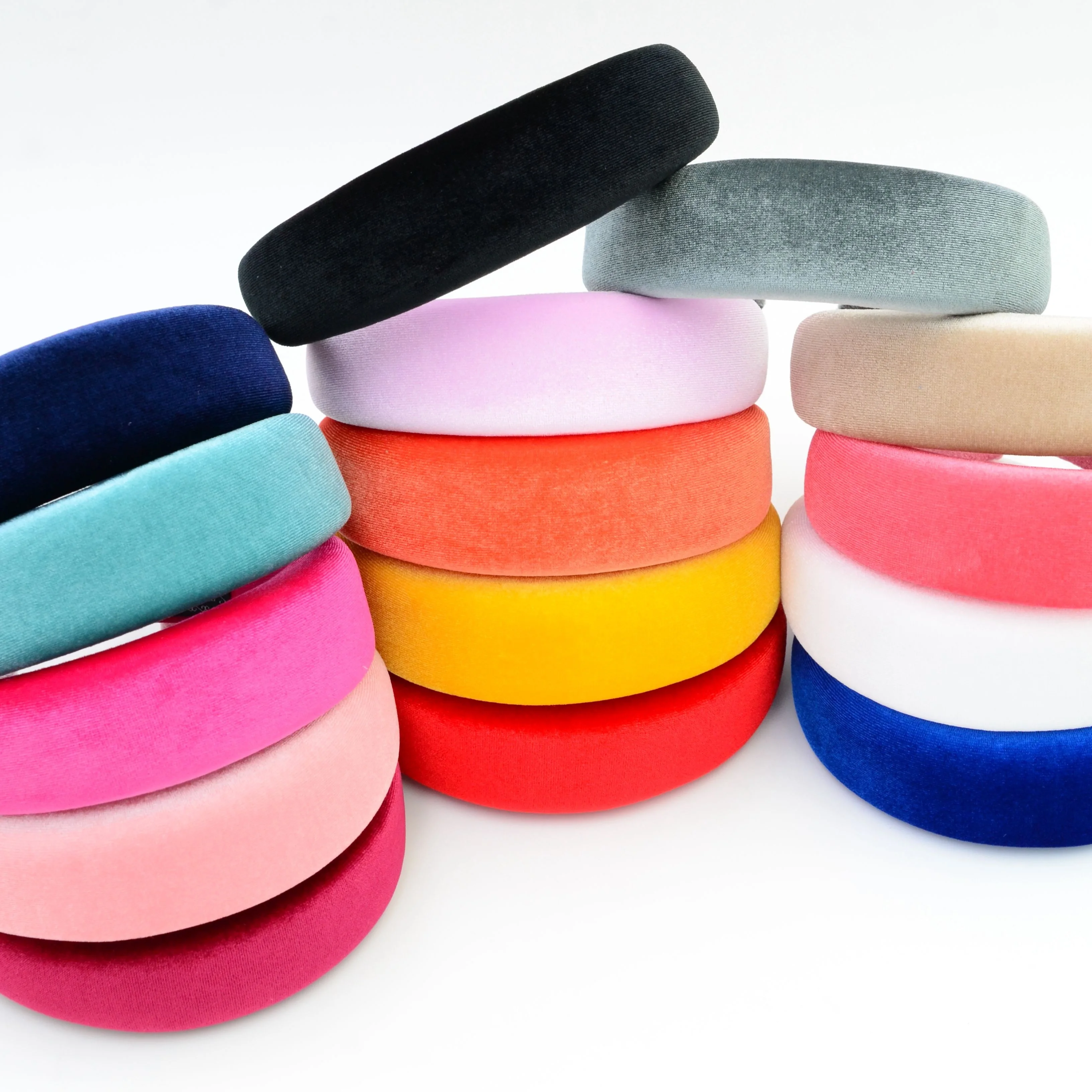 Wholesale Custom New Fashion Soft Casual Headwear Women Velvet Thick Sponge Hair Accessories Headbands