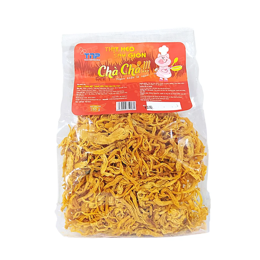 Wholesale Crispy Dried Pork Snack Delicious Crispy Dried Pork Snack Hot item meat snacks Made in Vietnam