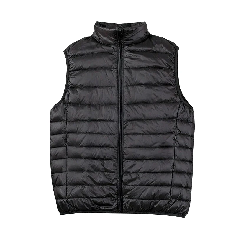 Winter Men Duck Down Vest 2021 Coat Ultra light Sleeveless Puffer Vest Jacket Ultra-Thin Warm Lightweight down Jacket Waistcoat