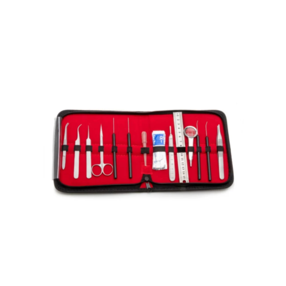 14 Pcs Surgical Grade Dissection Kit For Students Anatomy, Biology, Veterinary, Botany Instruments Sets